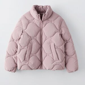 *NEW* ZARA Rubberized Puffer Down Jacket - Kids Size 6-7